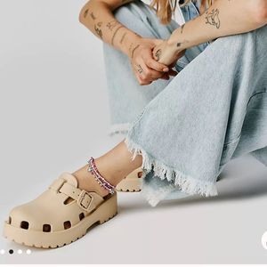 Free People Karlie Buckle Clog US 5